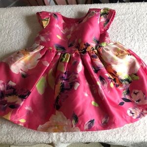 Floral Pink Dress for Girls size 0-3 months